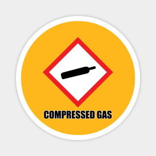 warning: compressed gas Magnet